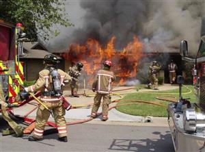 Mock House Fire Image 